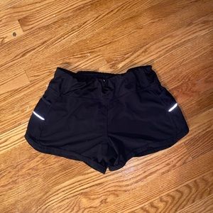 Athleta black running shorts